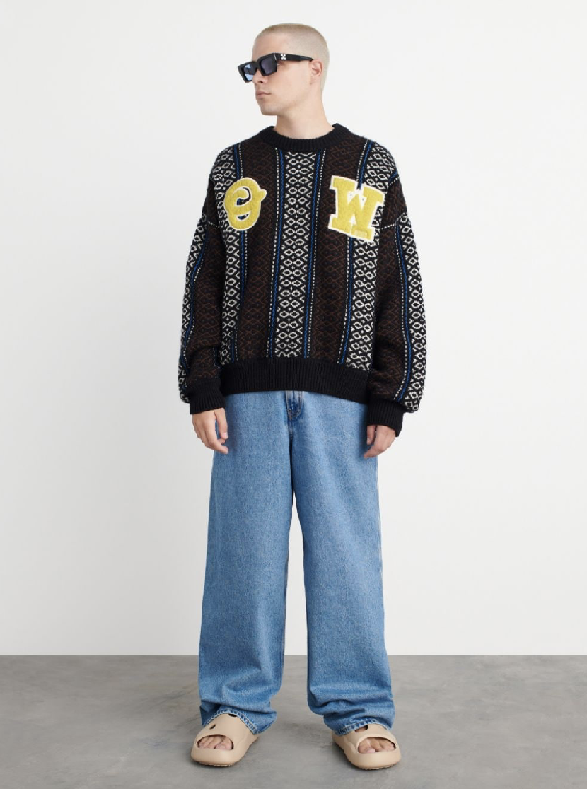 Front of men's Basic Tee in black.